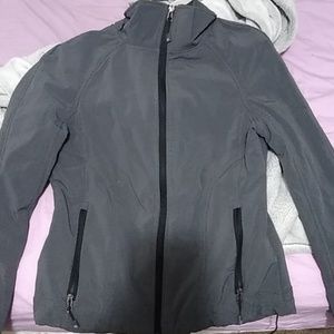 Never worn grey windbreaker